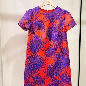 Women Cocktail Dresses, Size 2 - Coral, Purple & Yellow. 
Price at $75 Each.